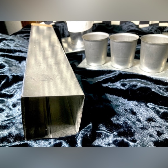 Vintage New Old Stock Metal Candle Molds Various Sizes As Shown - Picture 11 of 12